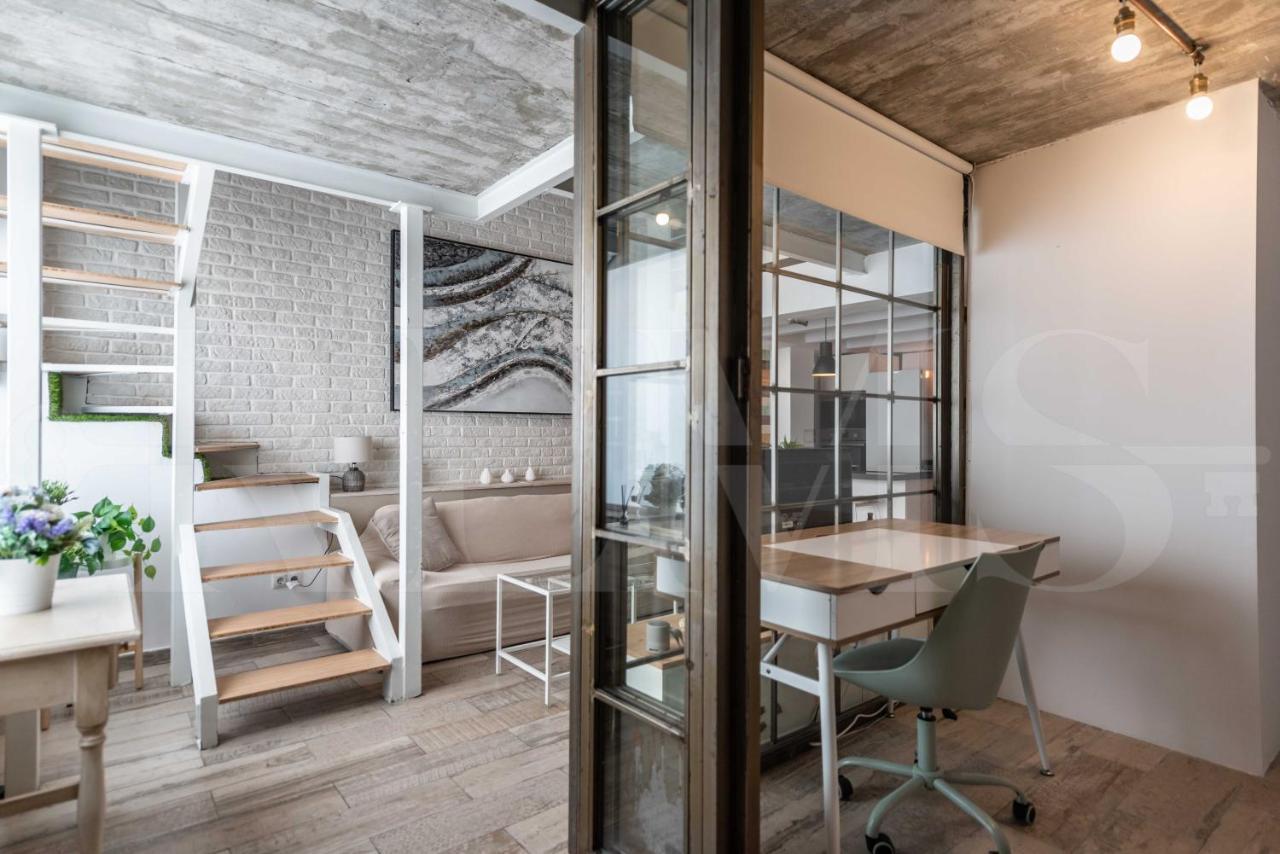 Bright Duplex Loft Next To The City Center By Rems مالقة المظهر الخارجي الصورة