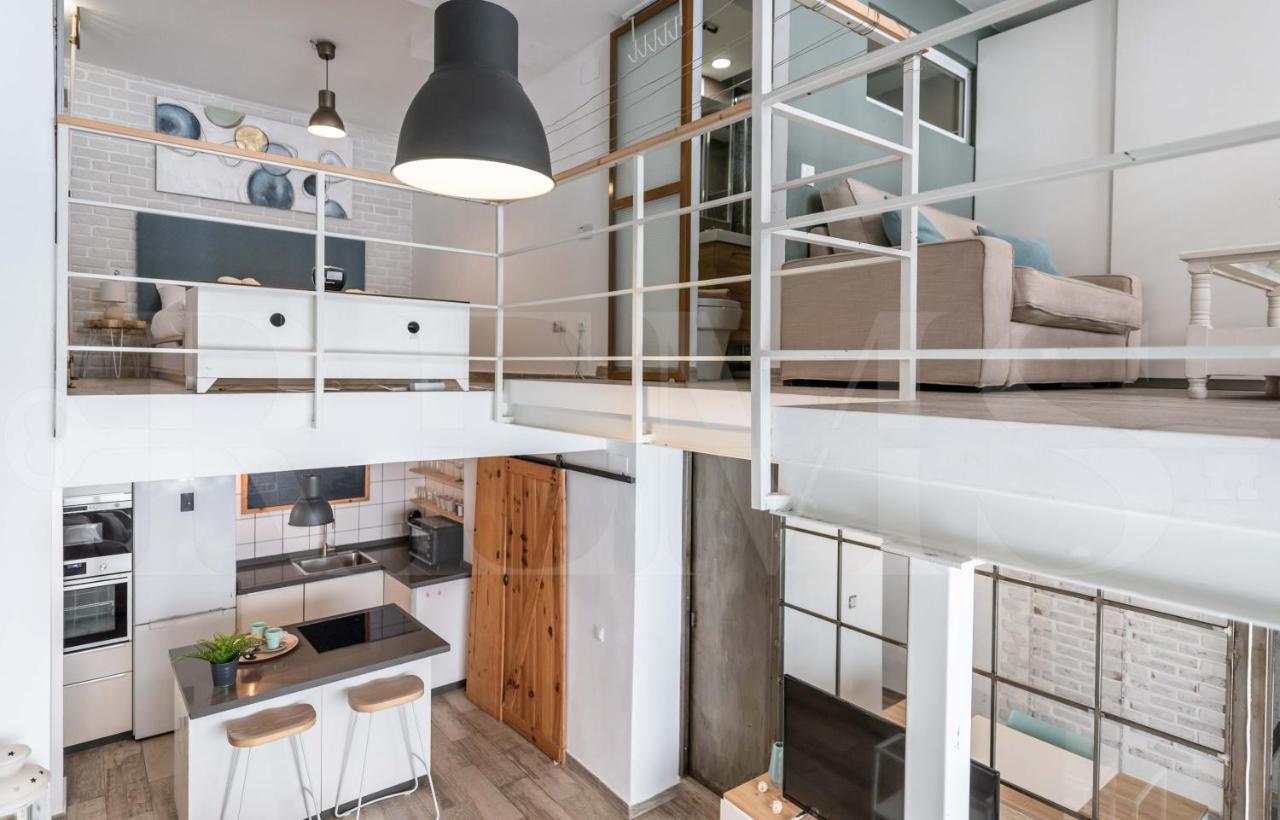 Bright Duplex Loft Next To The City Center By Rems مالقة المظهر الخارجي الصورة